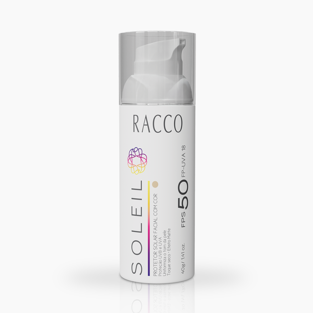 3051 PROTETOR FACIAL COM COR SOLEIL